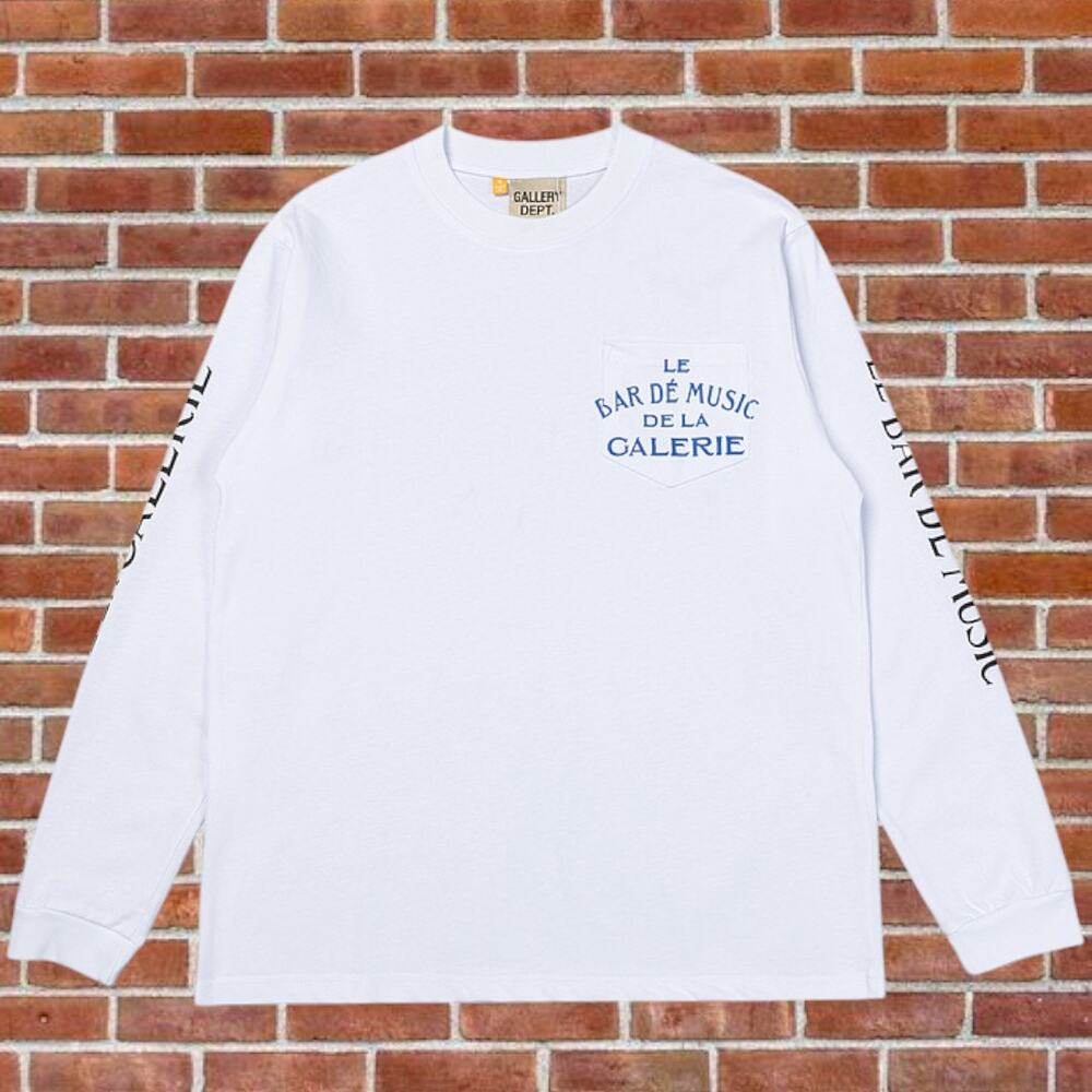 GALLERY DEPT. white round neck long sleeve